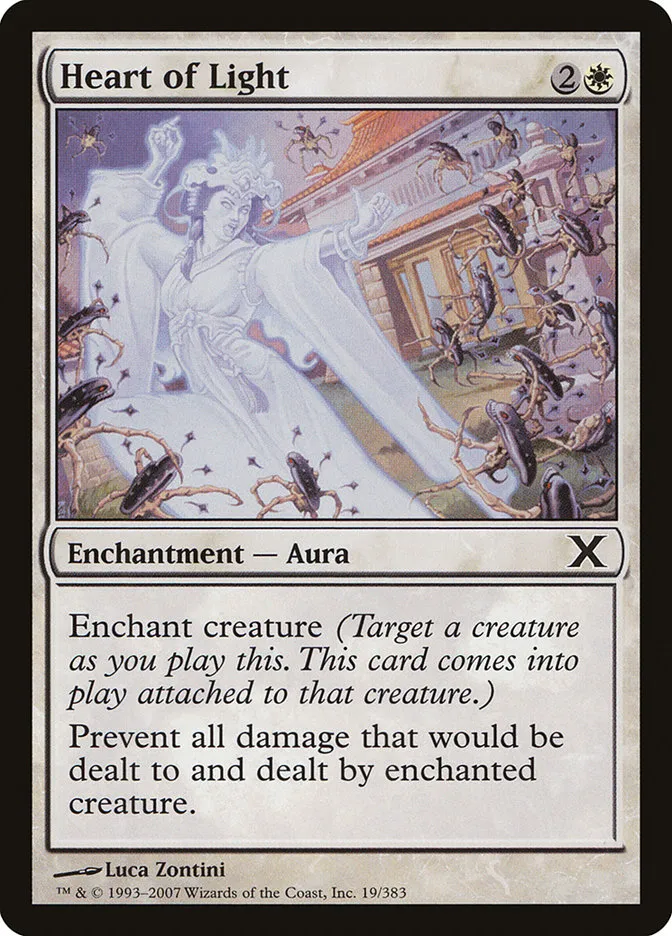 2007 Tenth Edition Heart of Light #19 common card image