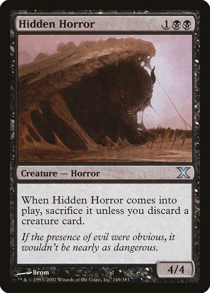 2007 Tenth Edition Hidden Horror uncommon #149 uncommon card image