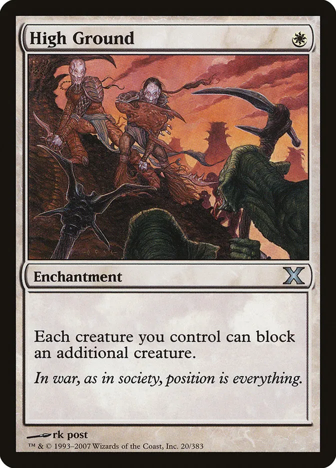 2007 Tenth Edition High Ground uncommon #20 uncommon card image