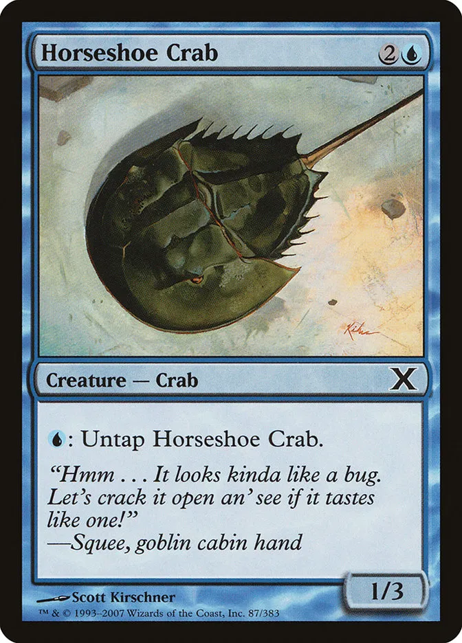 2007 Tenth Edition Horseshoe Crab #87 common card image