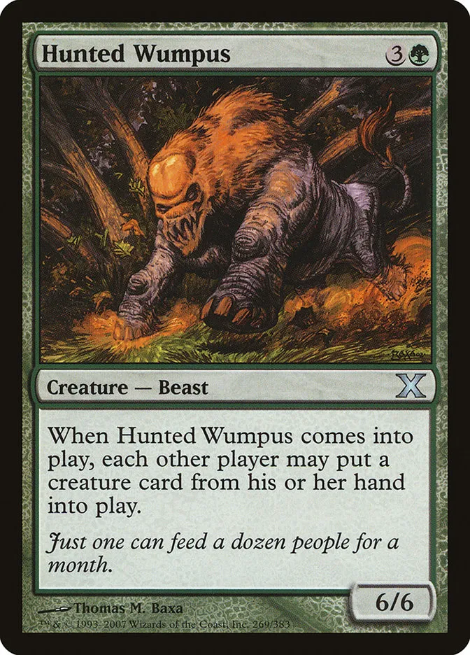 2007 Tenth Edition Hunted Wumpus #269 uncommon card image