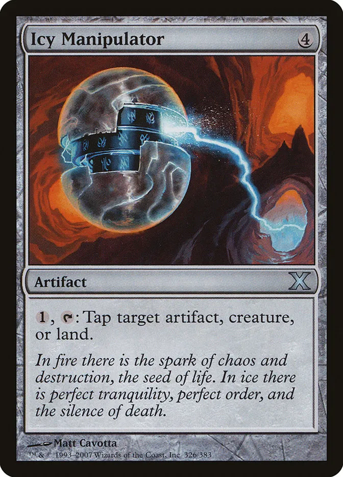 2007 Tenth Edition Icy Manipulator #326 uncommon card image