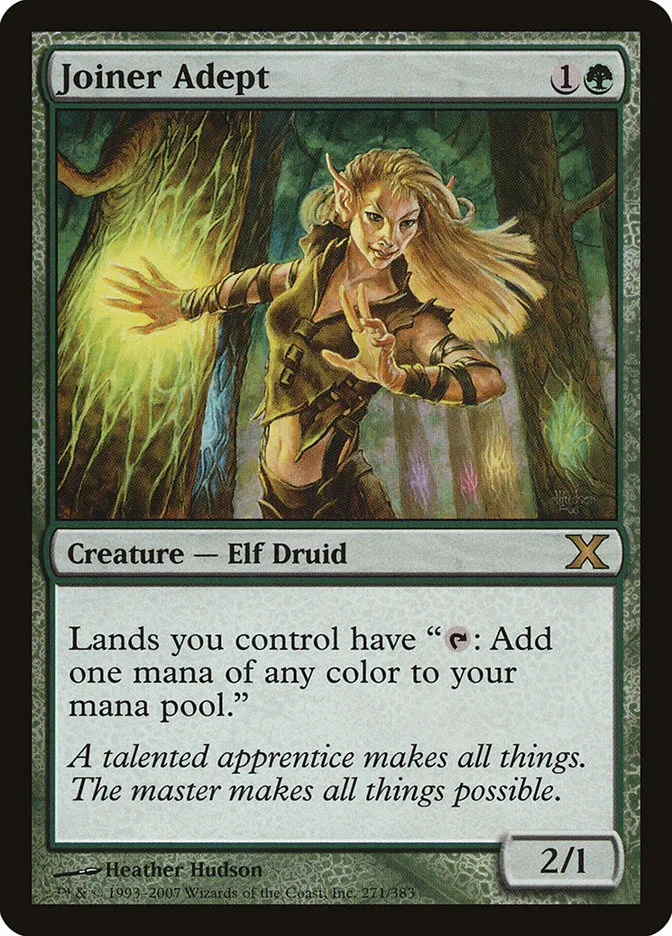 2007 Tenth Edition Joiner Adept #271 rare card image