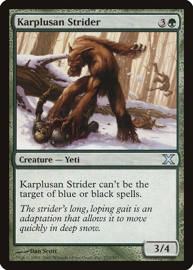 2007 Tenth Edition Karplusan Strider uncommon #272 uncommon card image