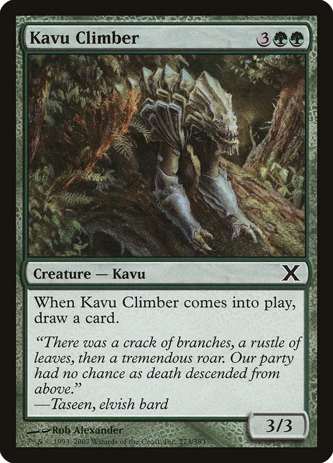 2007 Tenth Edition Kavu Climber common #273 common card image