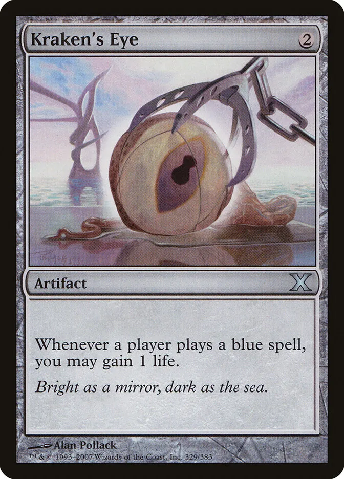 2007 Tenth Edition Kraken's Eye uncommon #329 uncommon card image
