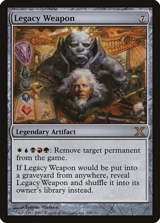 2007 Tenth Edition Legacy Weapon #330 rare card image