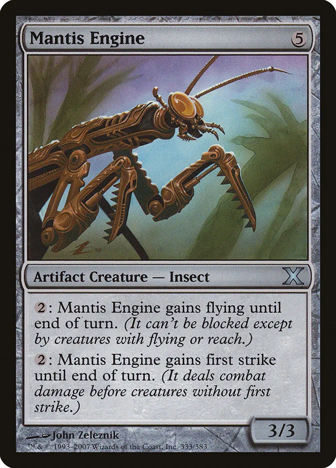 2007 Tenth Edition Mantis Engine uncommon #333 uncommon card image
