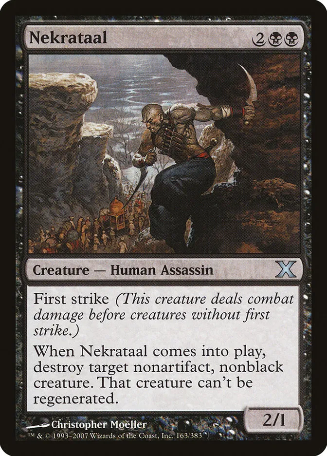 2007 Tenth Edition Nekrataal #163 uncommon card image
