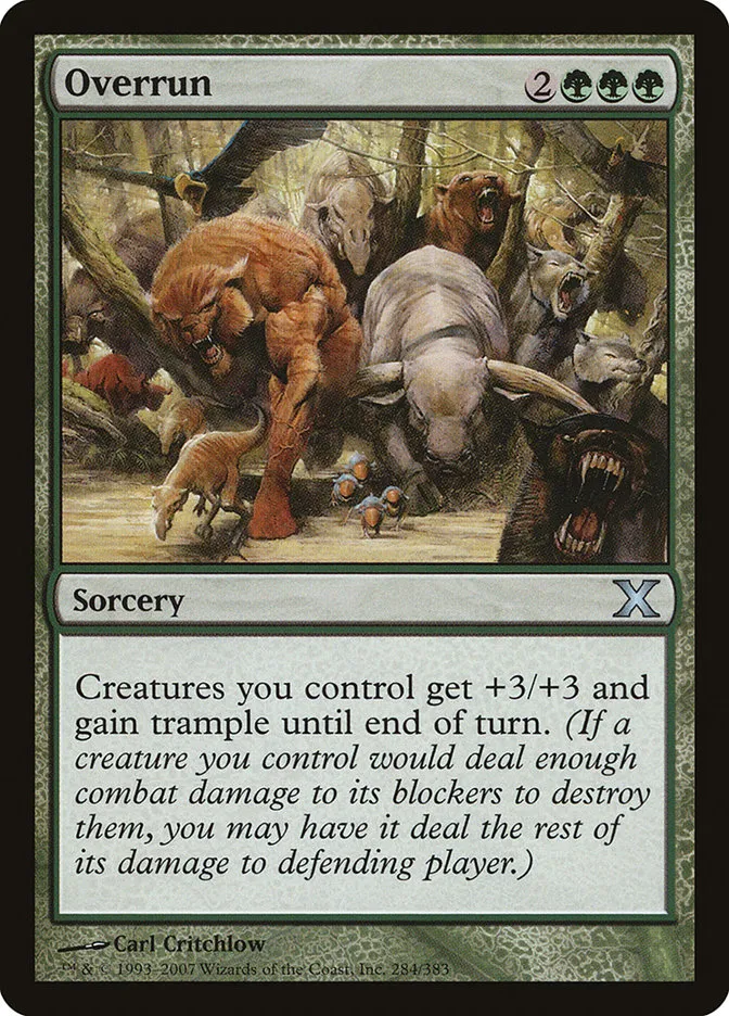 2007 Tenth Edition Overrun uncommon #284 uncommon card image