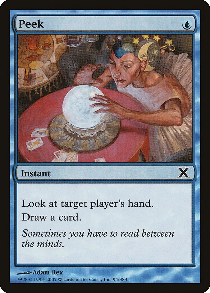 2007 Tenth Edition Peek common #94 common card image