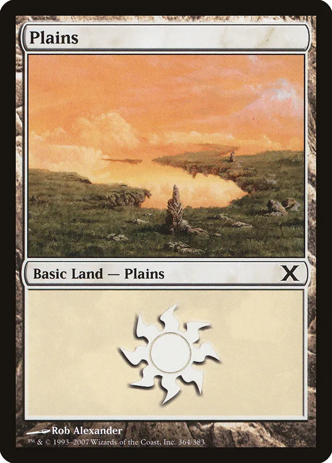 2007 Tenth Edition Plains common #364 common card image