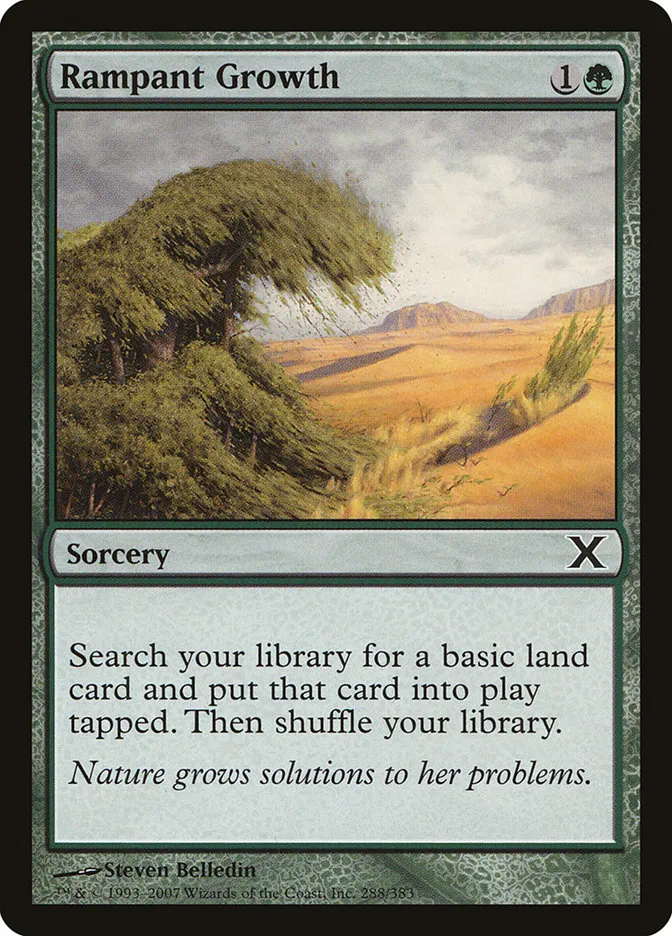 2007 Tenth Edition Rampant Growth #288 common card image