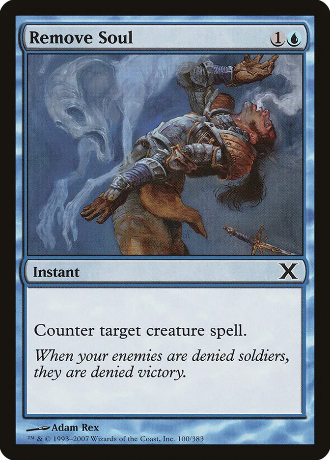 2007 Tenth Edition Remove Soul common #100 common card image