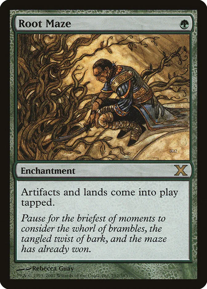 2007 Tenth Edition Root Maze rare #292 rare card image