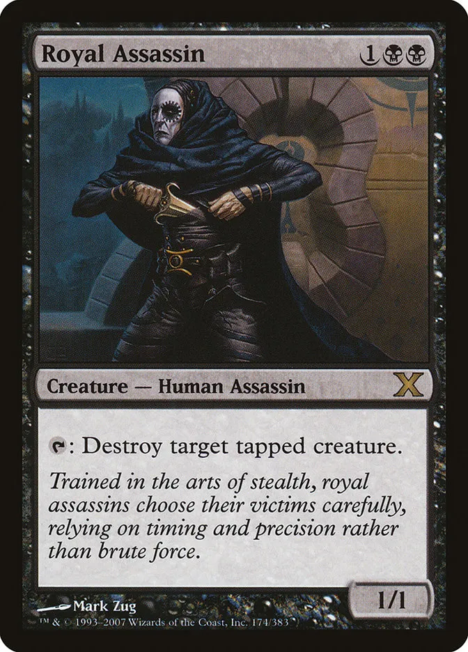2007 Tenth Edition Royal Assassin #174 rare card image