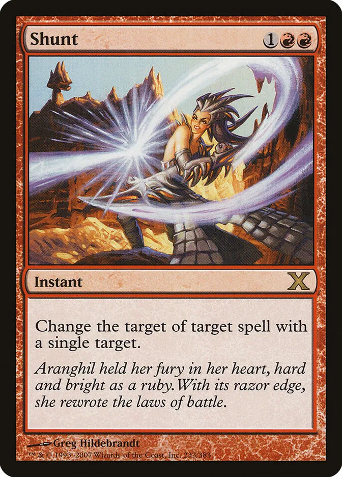 2007 Tenth Edition Shunt rare #233 rare card image