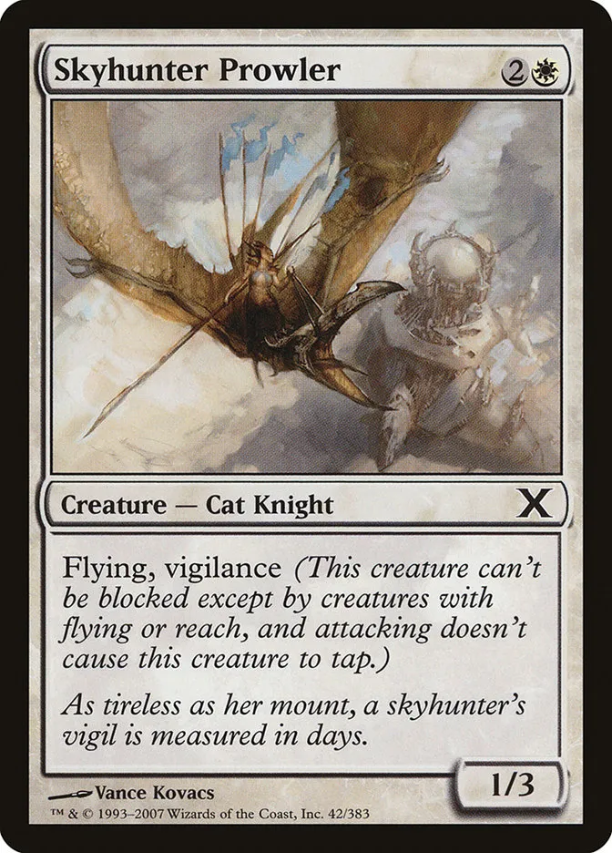 2007 Tenth Edition Skyhunter Prowler #42 common card image