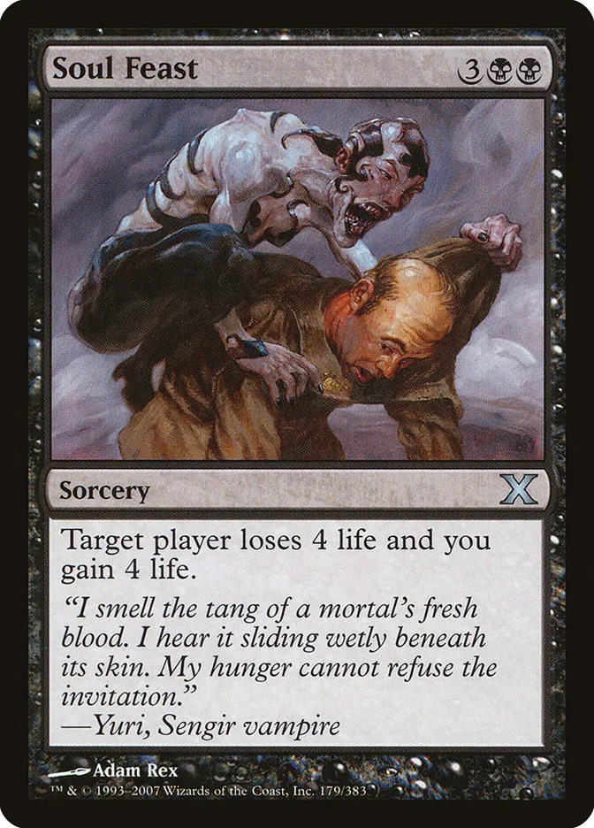 2007 Tenth Edition Soul Feast #179 uncommon card image