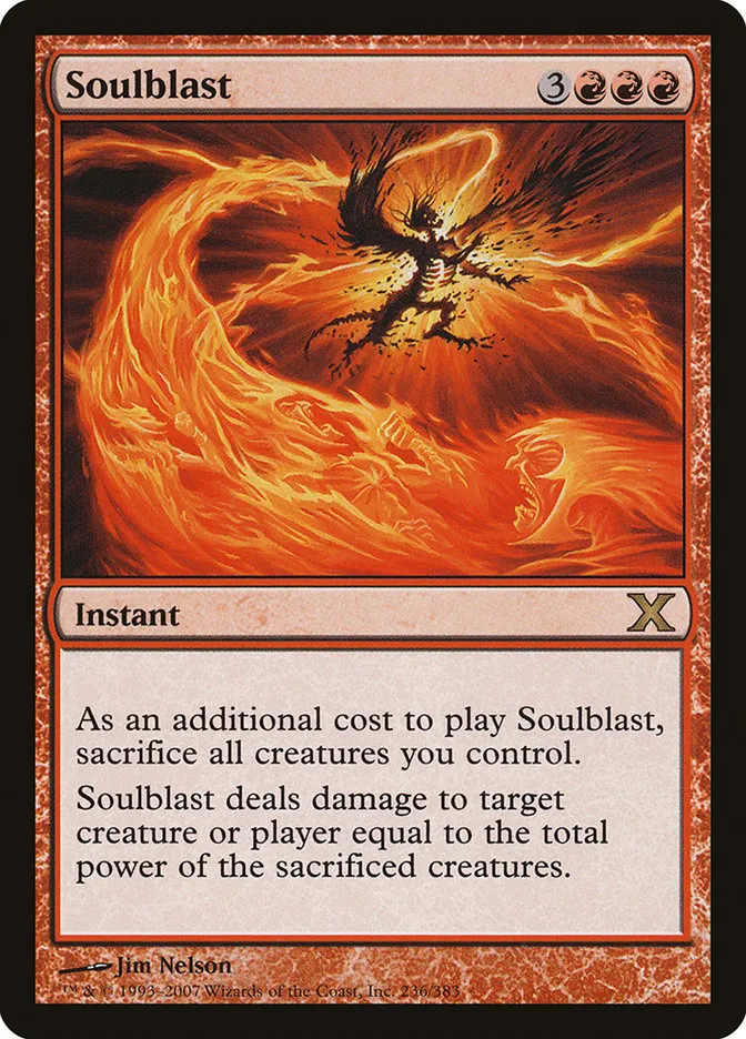 2007 Tenth Edition Soulblast rare #236 rare card image