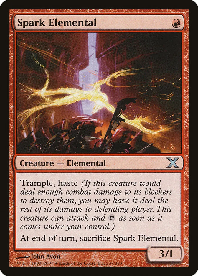 2007 Tenth Edition Spark Elemental uncommon #237 uncommon card image