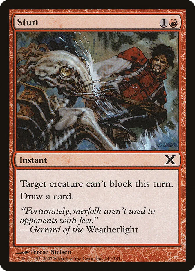 2007 Tenth Edition Stun common #240 common card image