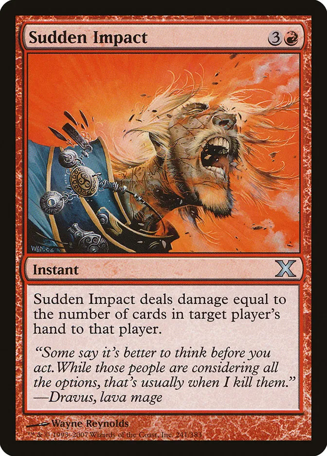 2007 Tenth Edition Sudden Impact uncommon #241 uncommon card image