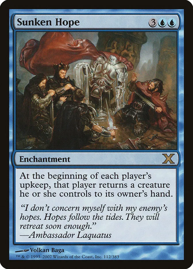 2007 Tenth Edition Sunken Hope rare #112 rare card image
