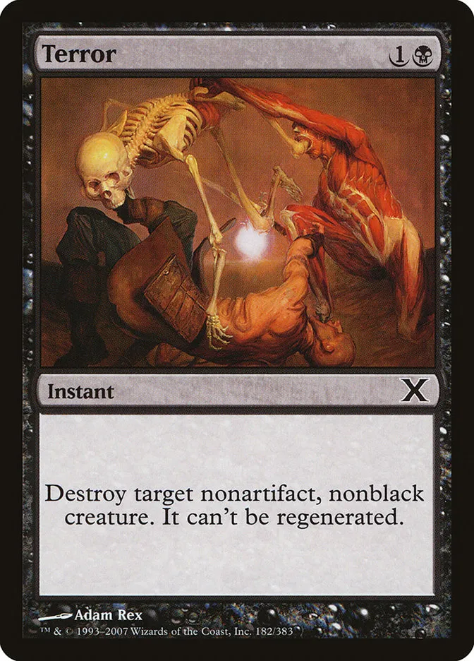 2007 Tenth Edition Terror common #182 common card image