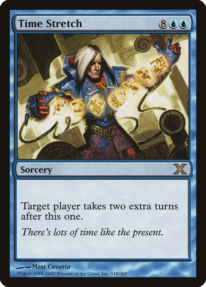 2007 Tenth Edition Time Stretch rare #118 rare card image