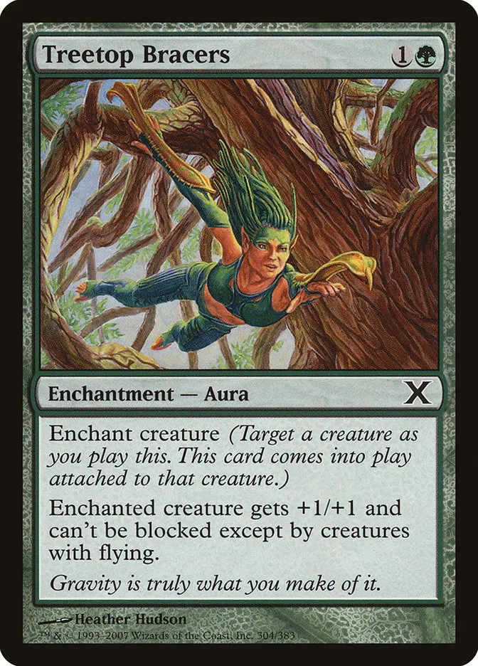 2007 Tenth Edition Treetop Bracers common #304 common card image