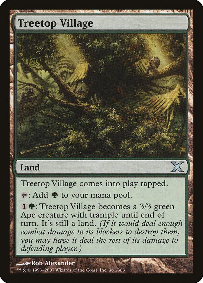 2007 Tenth Edition Treetop Village #361 uncommon card image