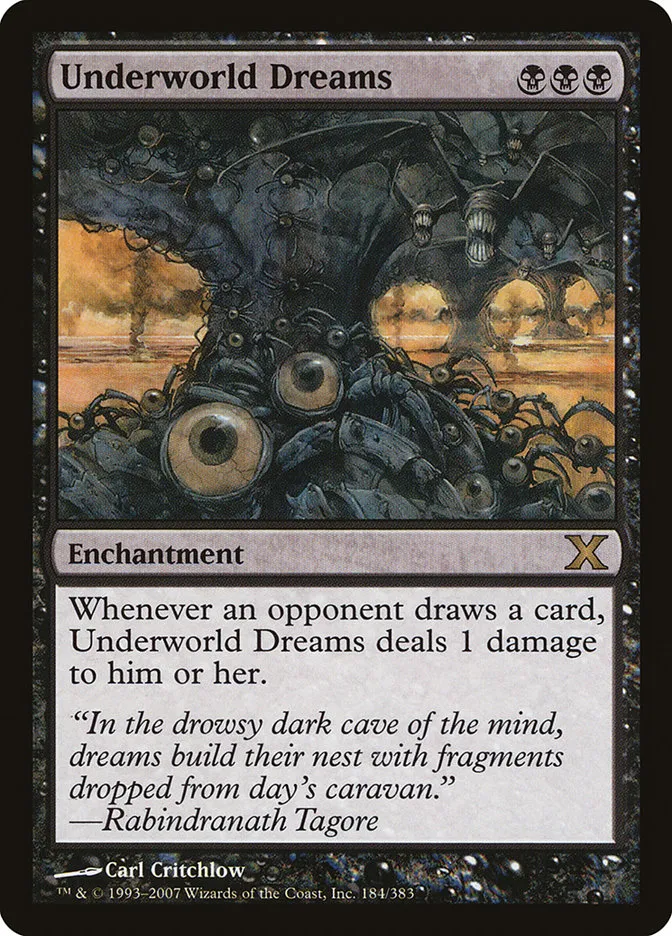 2007 Tenth Edition Underworld Dreams #184 rare card image