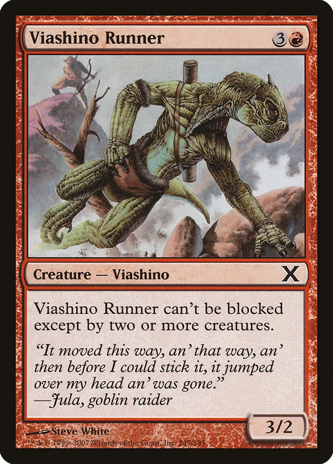 2007 Tenth Edition Viashino Runner common #245 common card image