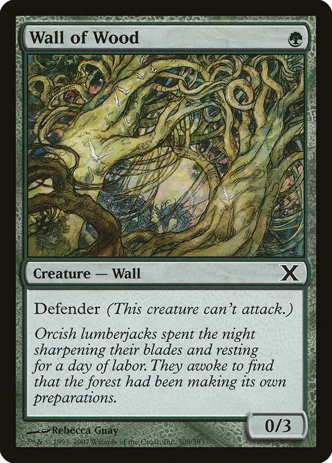 2007 Tenth Edition Wall of Wood #309 common card image