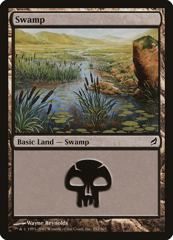 2007 Lorwyn Swamp common #292 common card image
