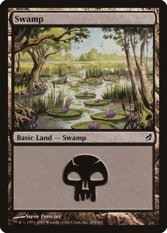 2007 Lorwyn Swamp common #293 common card image