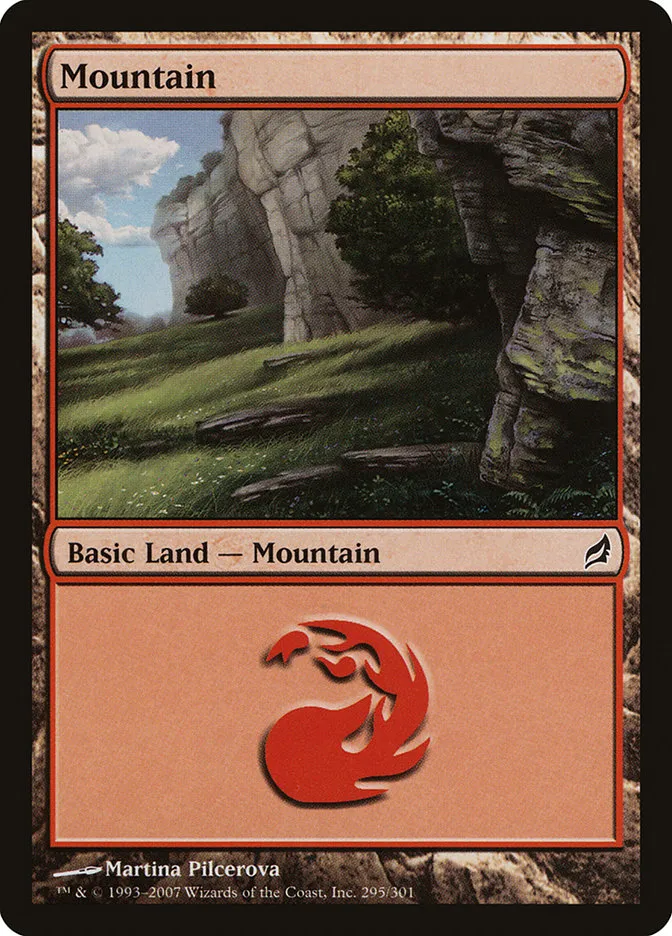 2007 Lorwyn Mountain common #295 common card image