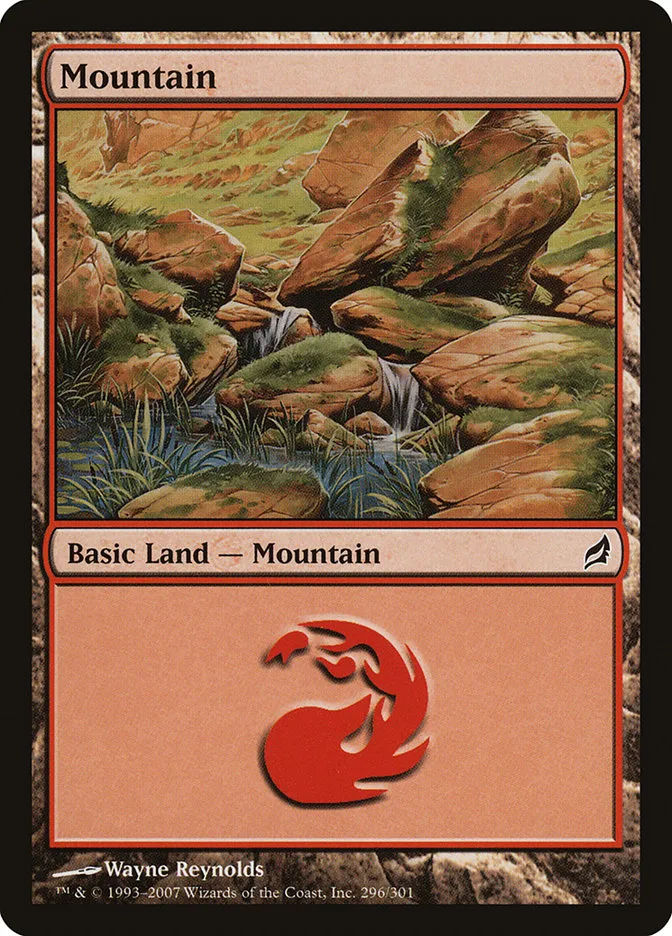 2007 Lorwyn Mountain common #296 common card image
