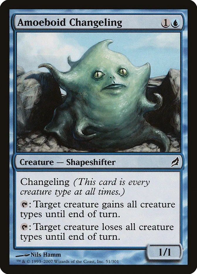 2007 Lorwyn Amoeboid Changeling common #51 common card image
