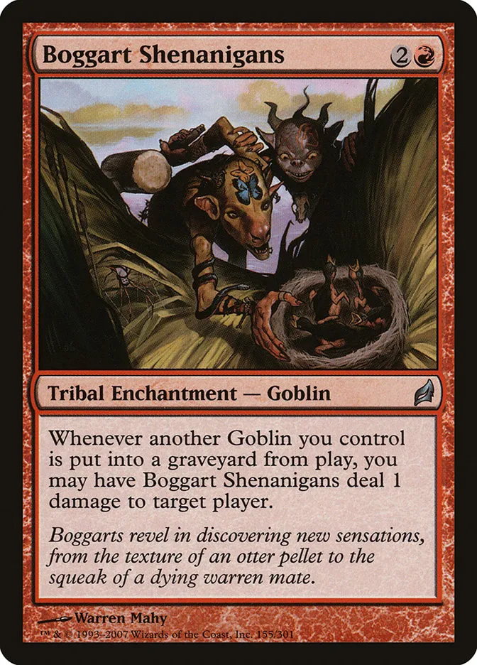 2007 Lorwyn Boggart Shenanigans uncommon #155 uncommon card image