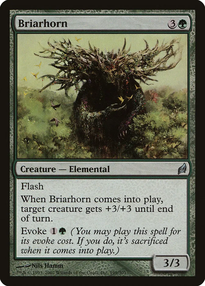 2007 Lorwyn Briarhorn uncommon #199 uncommon card image