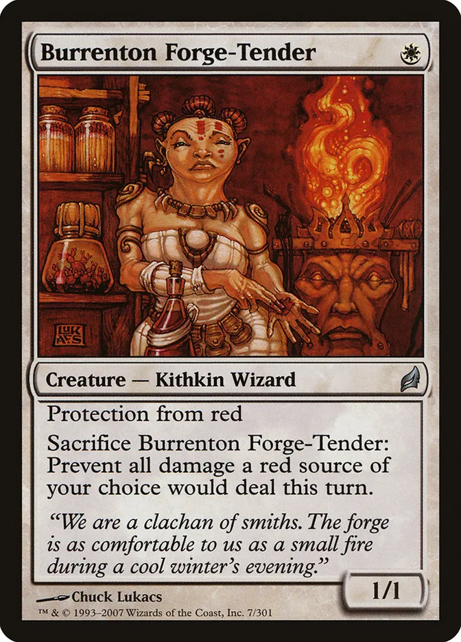 2007 Lorwyn Burrenton Forge-Tender uncommon #7 uncommon card image