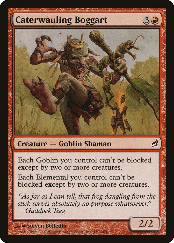 2007 Lorwyn Caterwauling Boggart #157 common card image