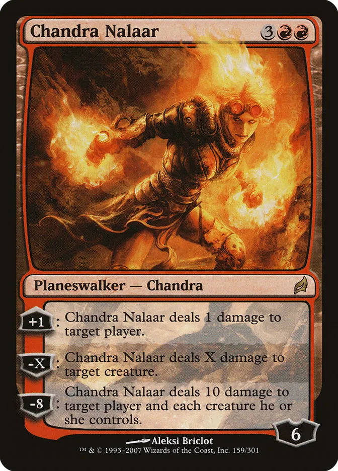 2007 Lorwyn Chandra Nalaar rare #159 rare card image