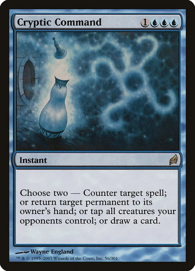 2007 Lorwyn Cryptic Command rare #56 rare card image