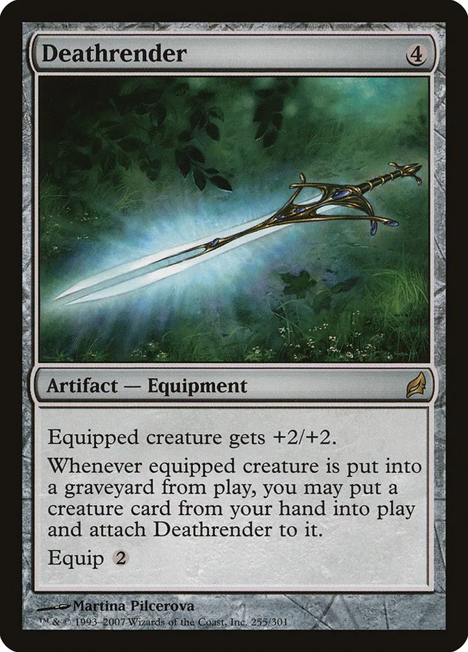 2007 Lorwyn Deathrender rare #255 rare card image