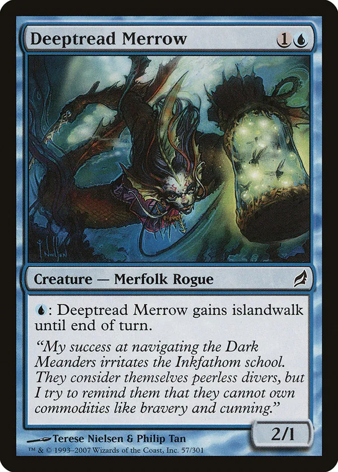 2007 Lorwyn Deeptread Merrow common #57 common card image