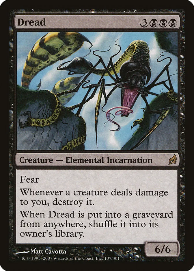 2007 Lorwyn Dread rare #107 rare card image