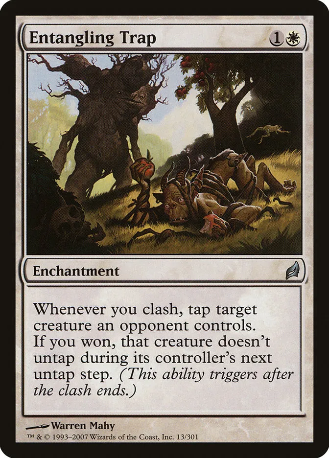 2007 Lorwyn Entangling Trap uncommon #13 uncommon card image